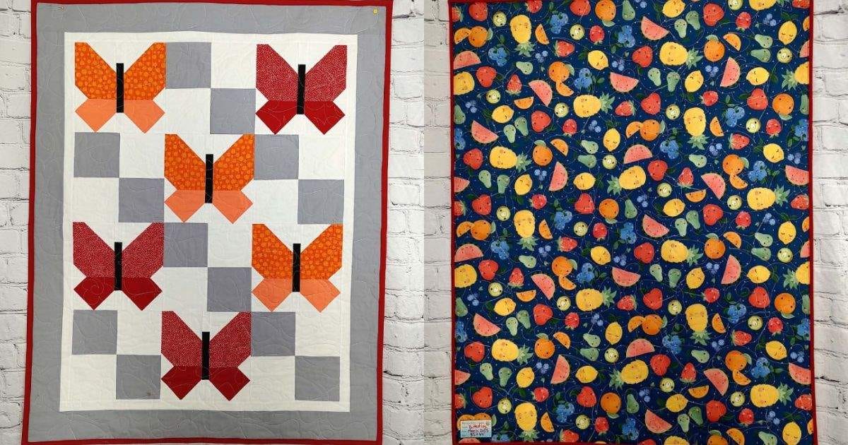 How to Make a Simple & Modern Butterfly-Pieced Baby Quilt