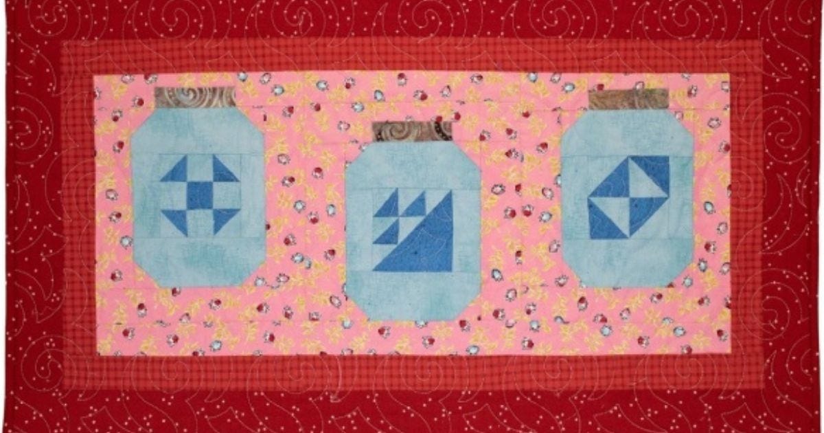 How to Use GO! Qube Quilt Blocks in the GO! Canning Jar Pieced Die