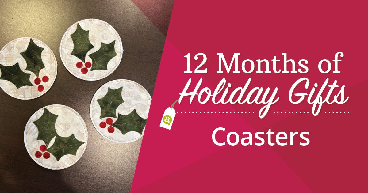 12 Projects of Christmas: December, Coasters