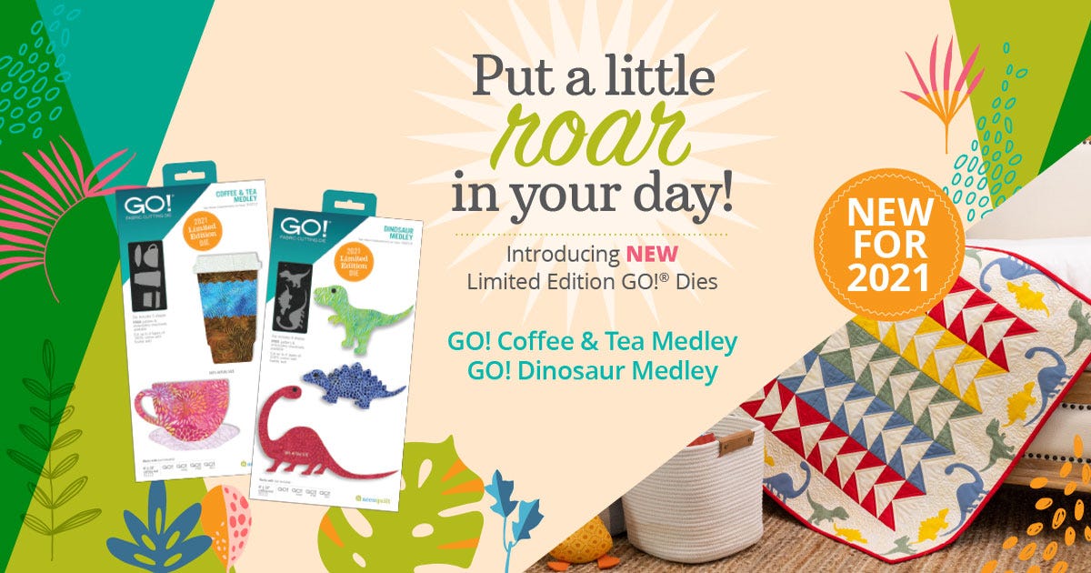 New Limited Edition GO! Coffee & Tea and GO! Dinosaur Dies