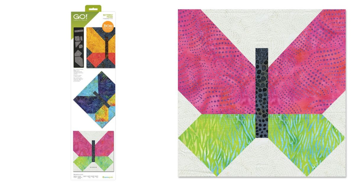 Spread Your Wings: Take Flight with a Pieced Butterfly Quilt Block