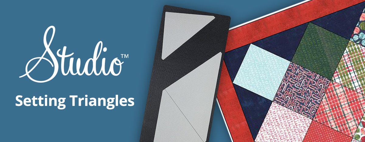 Setting Triangles: It's All About that Fabric Bias