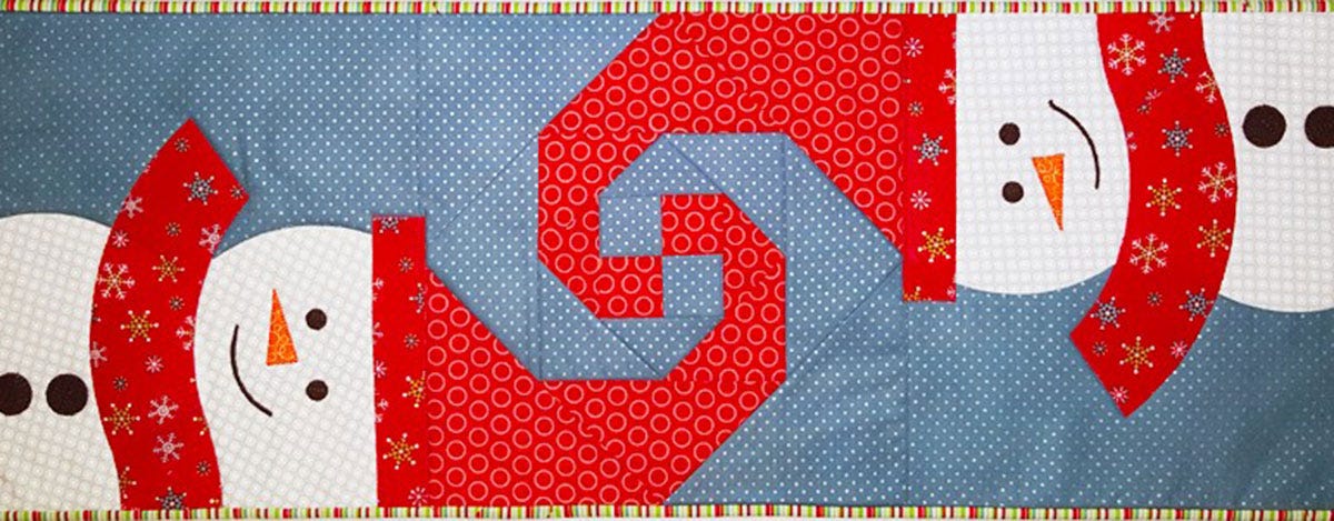 Snow Buddies Table Runner - A Quilting Tutorial