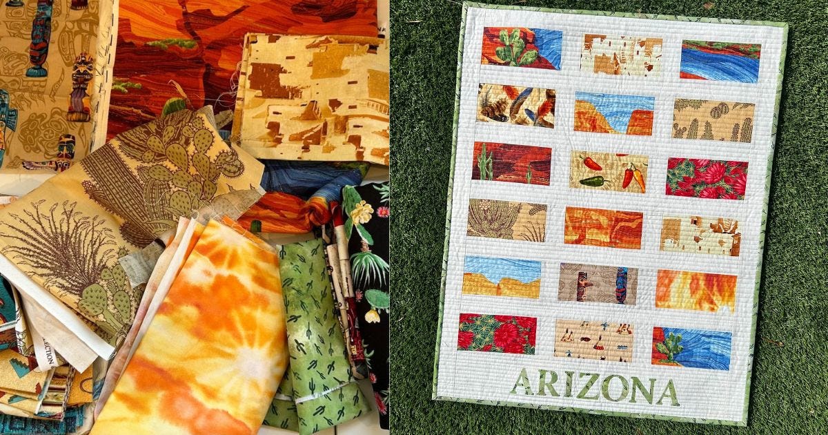 Learn How to Make a "Postcard" Quilt
