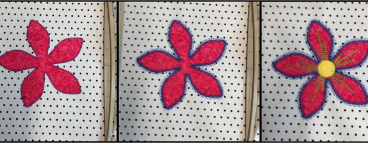 Quilting Tutorial on Embroidery from V-Stitch Designs