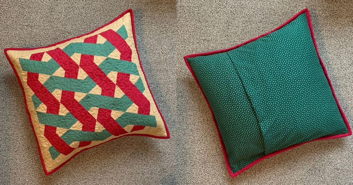 Create a Seasonal Washington’s Puzzle Pillow Cover
