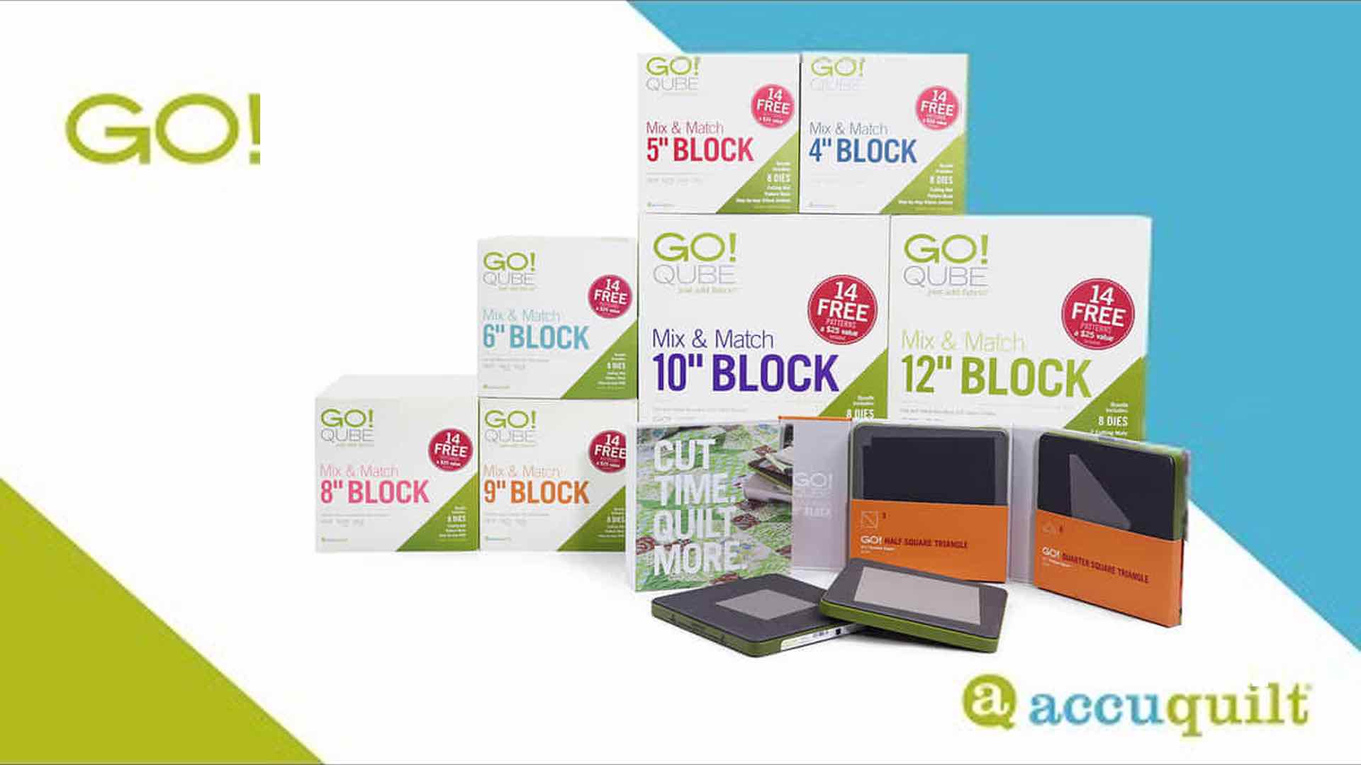 Cut Fabric in Seconds with AccuQuilt GO! Qube®