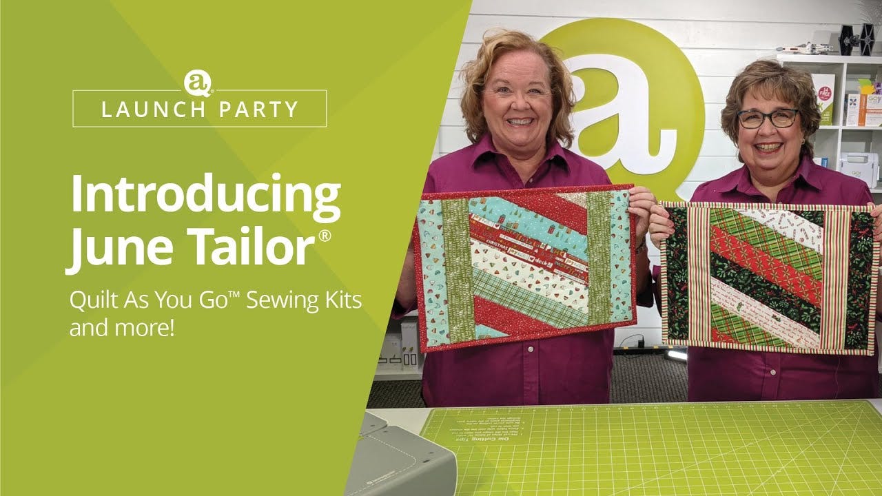 Introducing June Tailor® Quilt As You Go™ Sewing Kits and More