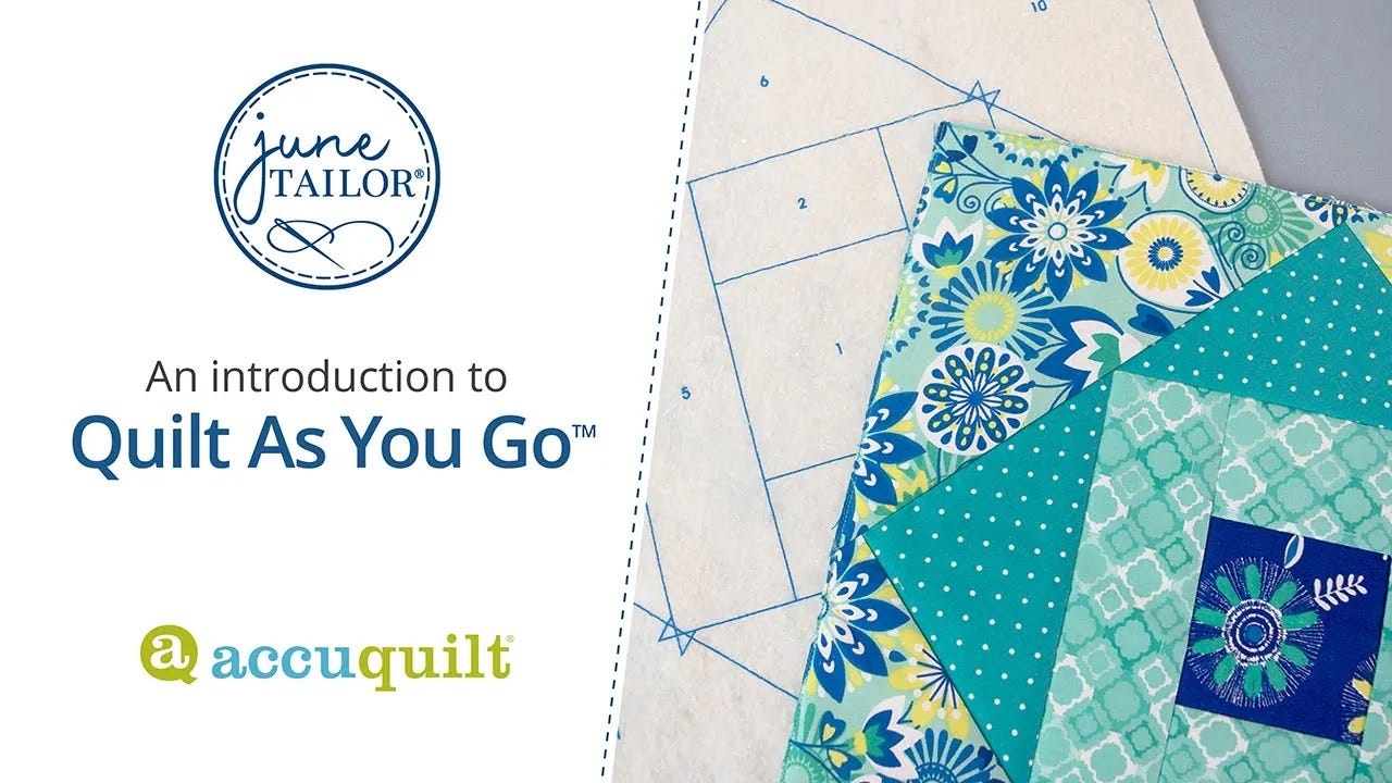 How to Sew by Number with a June Tailor Quilt As You Go Kit