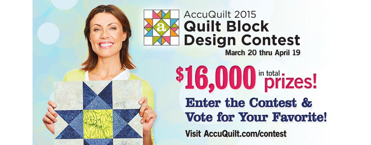 AccuQuilt 2015 Quilt Block Design Contest