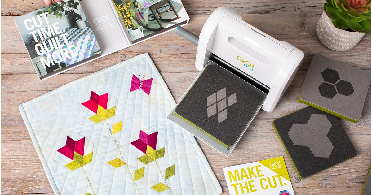 English Paper Piecing Made Easy with the GO! Me Fabric Cutter
