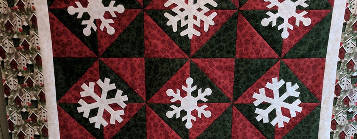 How to Create this Amazing Snowfall Quilt by The Whimsical Workshop
