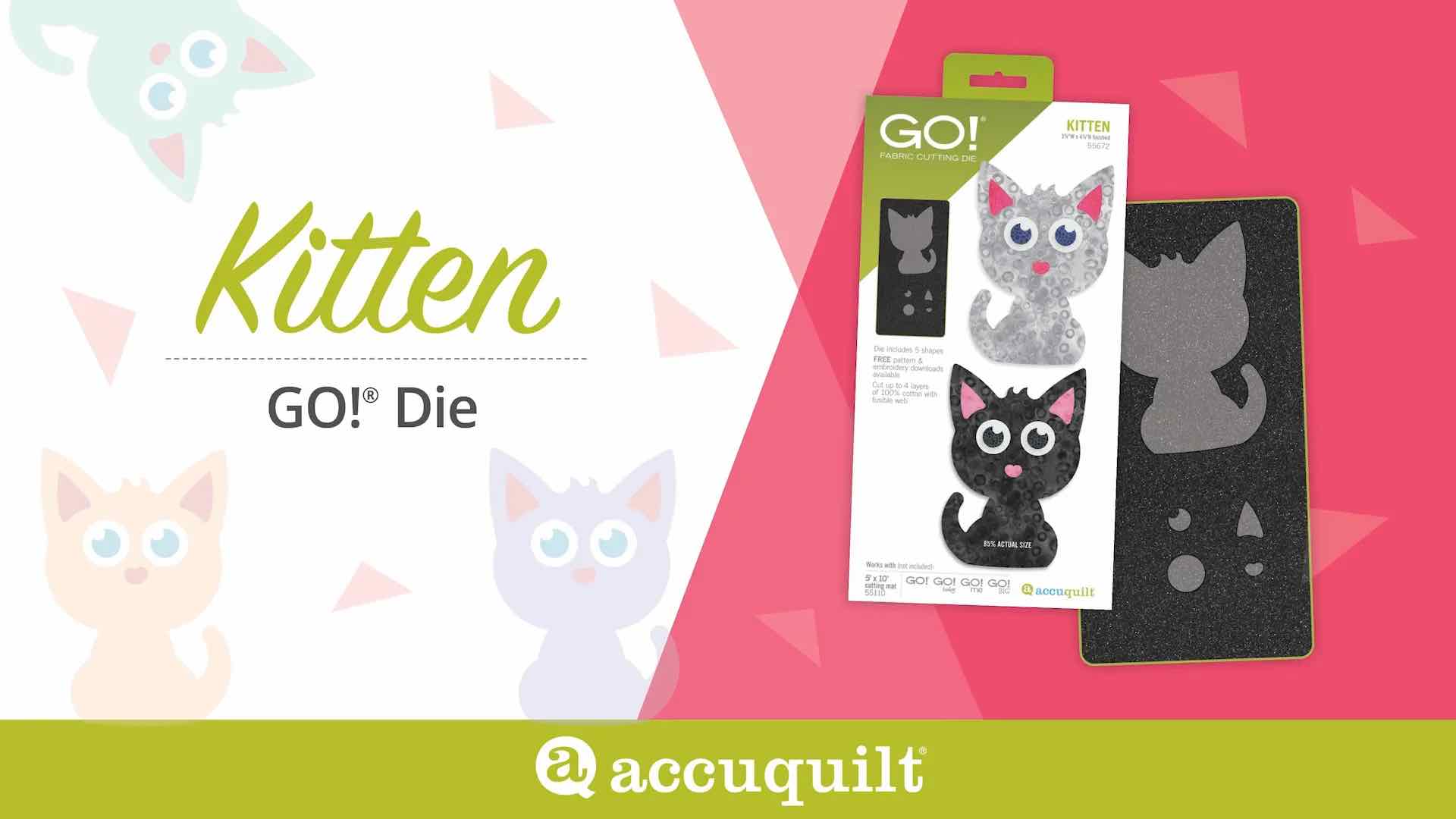 Add a Cuddly Touch of Whimsy with the New GO! Kitten Die