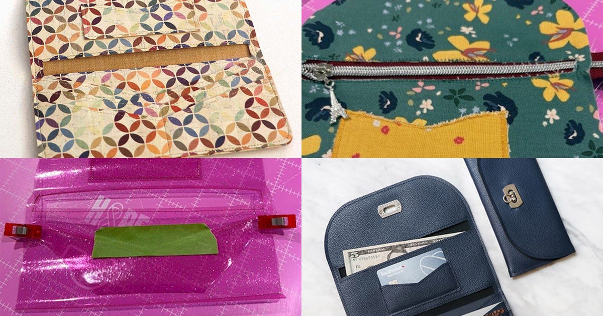 Try Different Materials for Your GO! Lucky Penny Wallets by Sallie Tomato