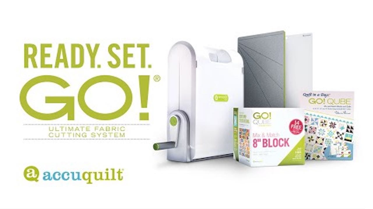 Meet the AccuQuilt Ready. Set. GO! Ultimate Fabric Cutting System