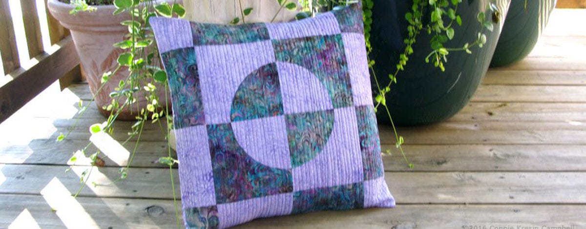 Purple Shadows Pillow