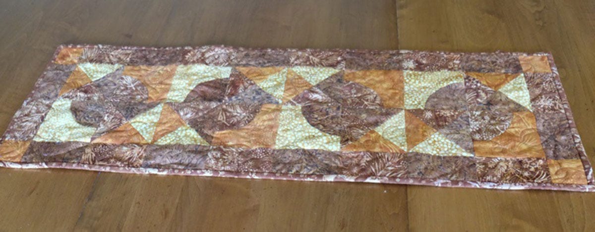 A Fall Table Runner