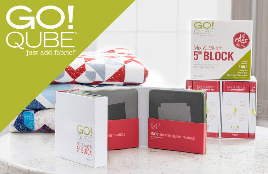 GO! Qube® Mix & Match Block System - Just add fabric!®