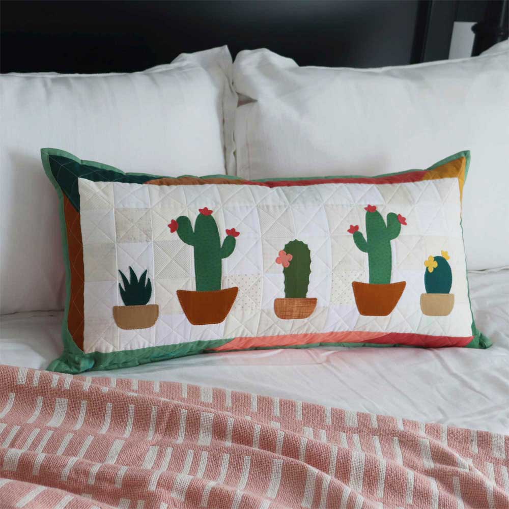 GO! Potted Cactus Bench Pillow Pattern