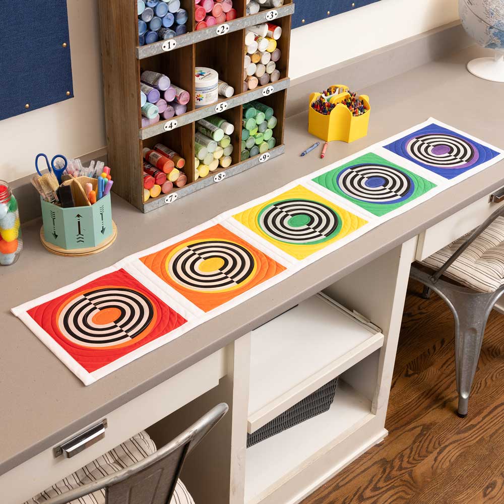 GO! Color Dimension Table Runner Pattern