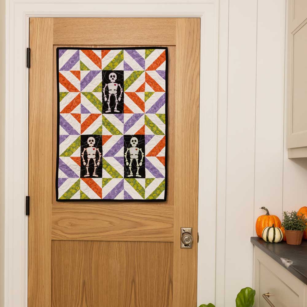 GO! Spooky Friends Door Banner Pattern by Chris Marchini of Rose City Originals