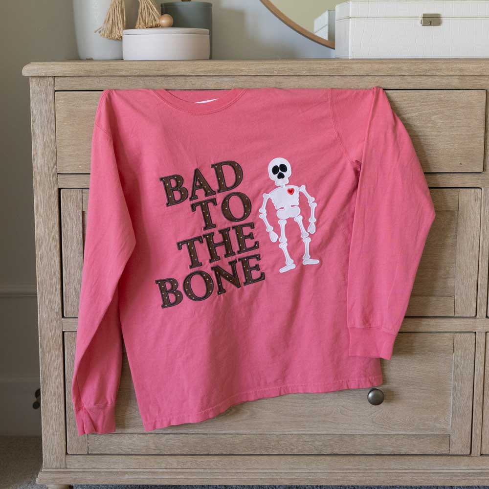 GO! Bad to the Bone T-Shirt Pattern by Chris Marchini of Rose City Originals