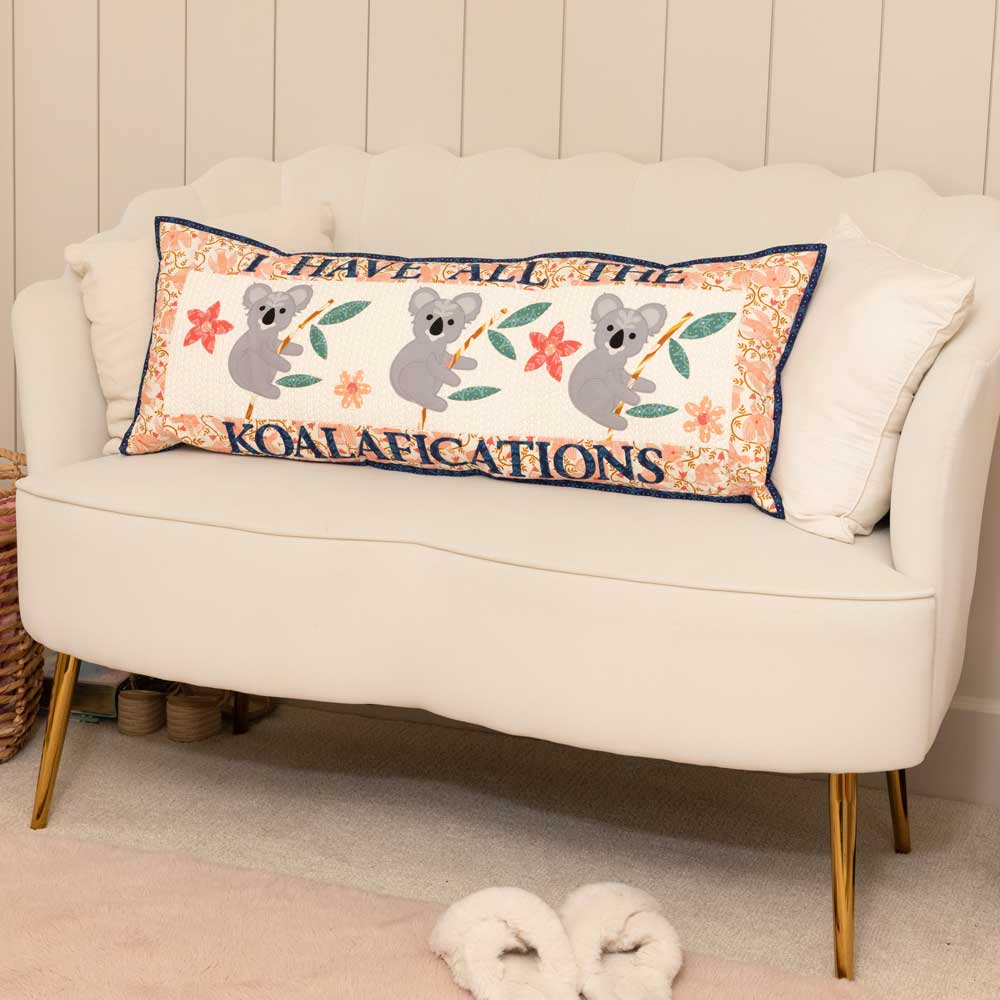 GO! All The Koalafications Bench Pillow Pattern