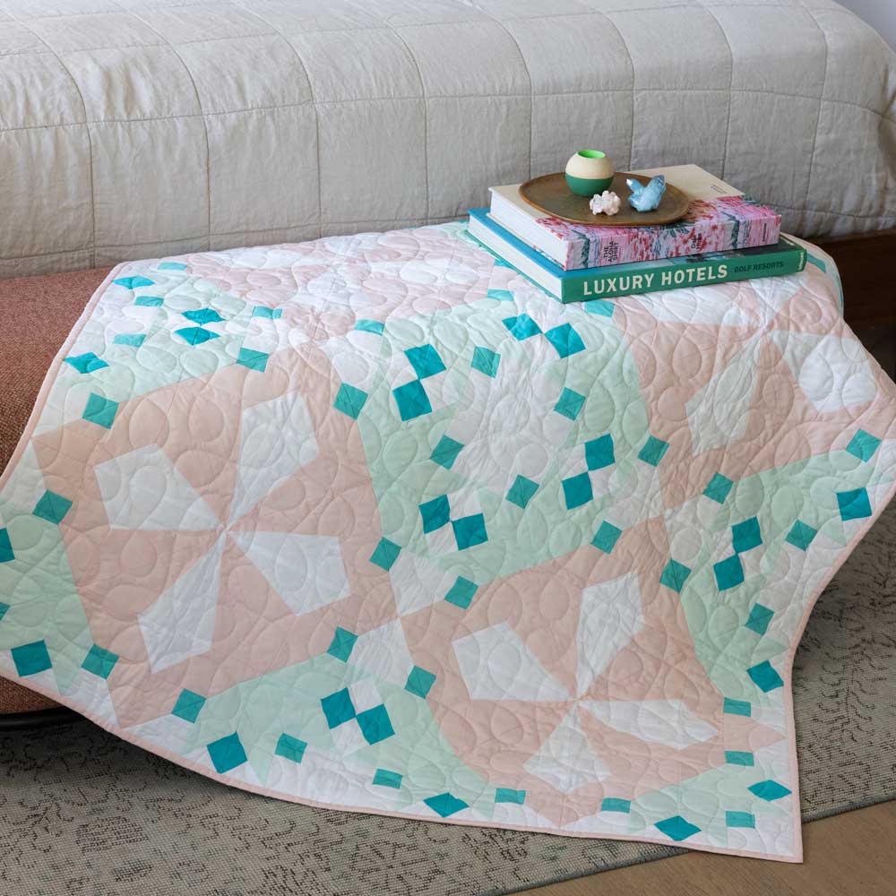 GO! Baby in Bloom Throw Quilt Pattern