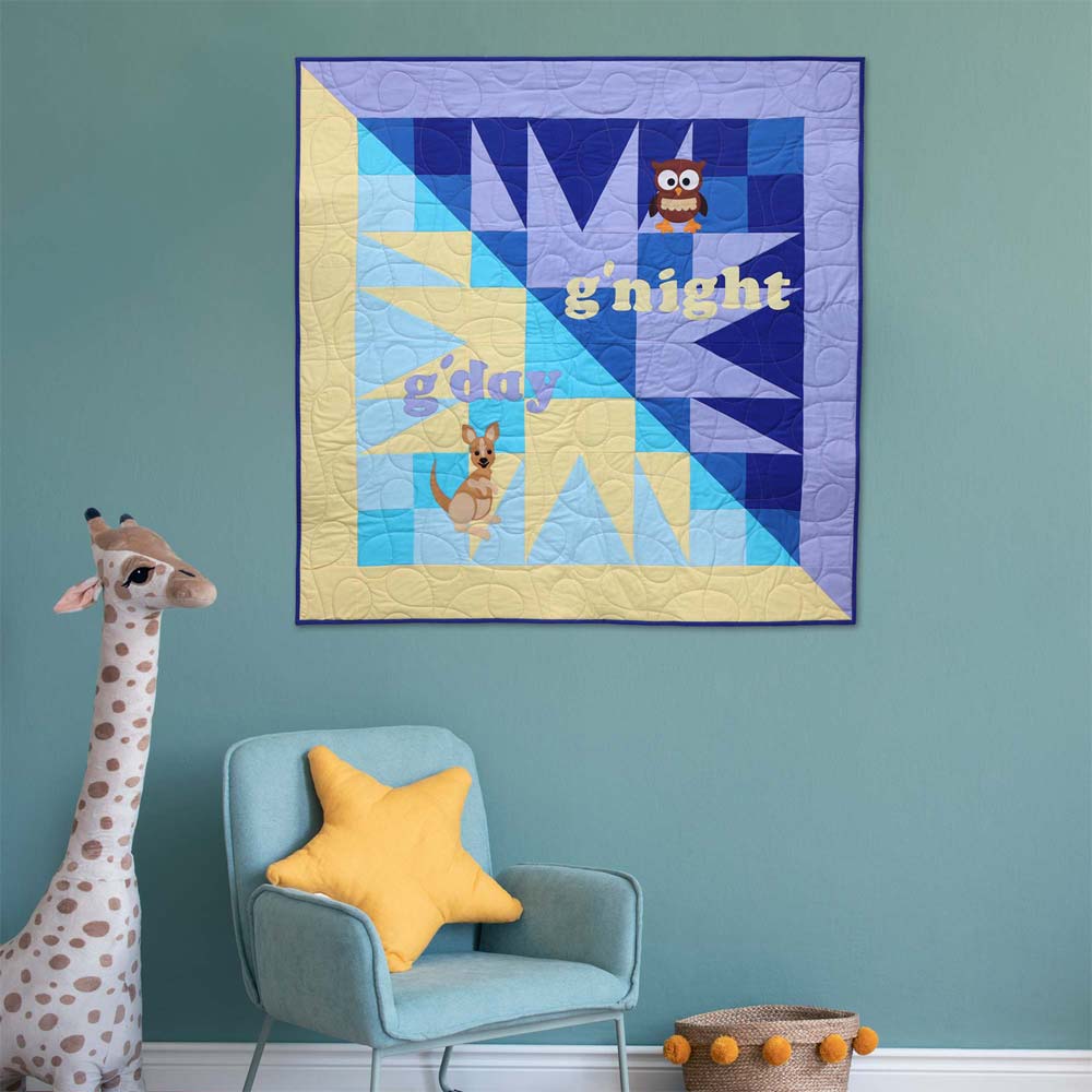 GO! G'day, G'night Baby Quilt Pattern