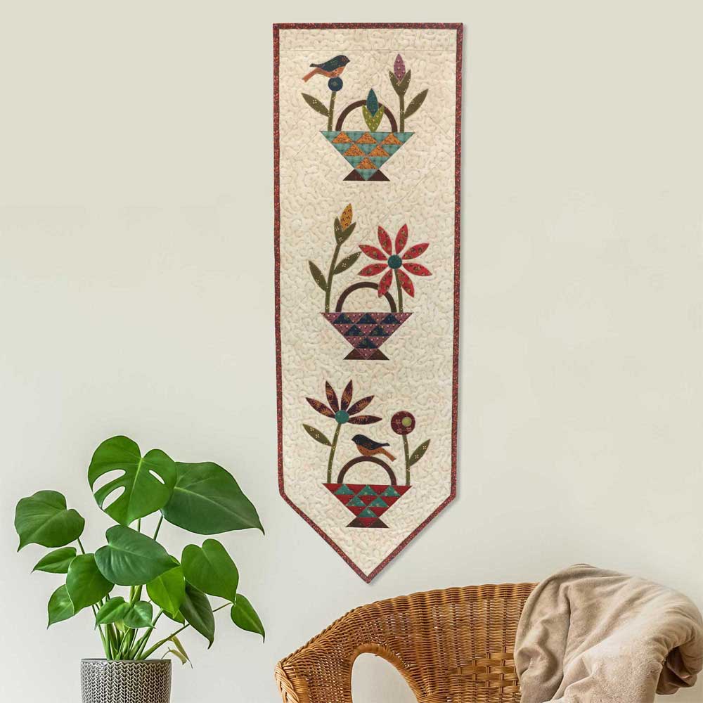 GO! Songbird Baskets Wall Hanging Pattern