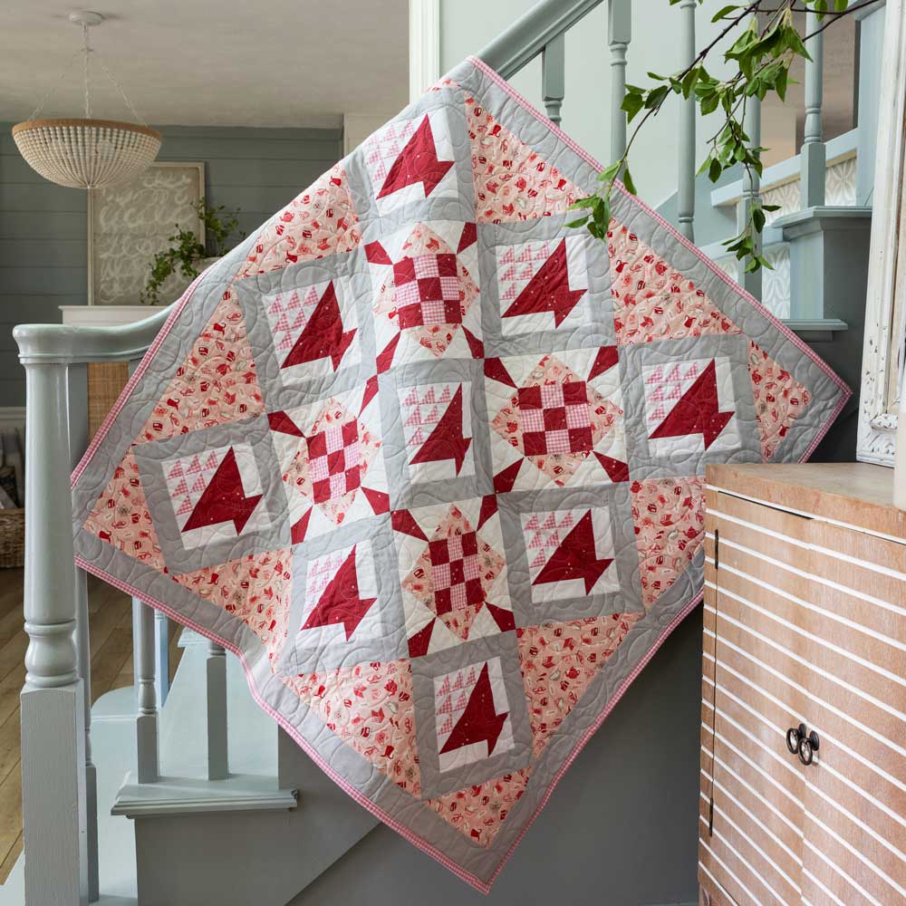 GO! Tea at a Picnic Throw Quilt Pattern