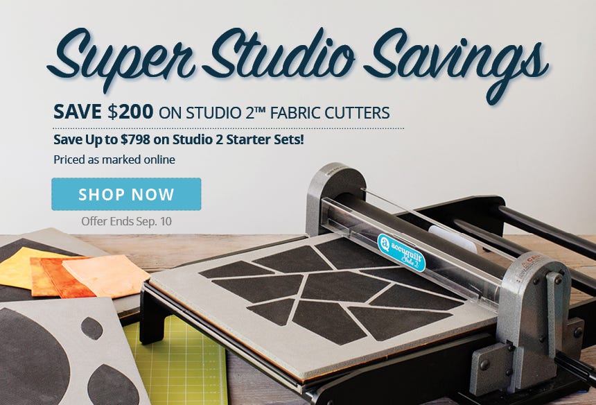 $200 Off Studio 2 Fabric Cutter