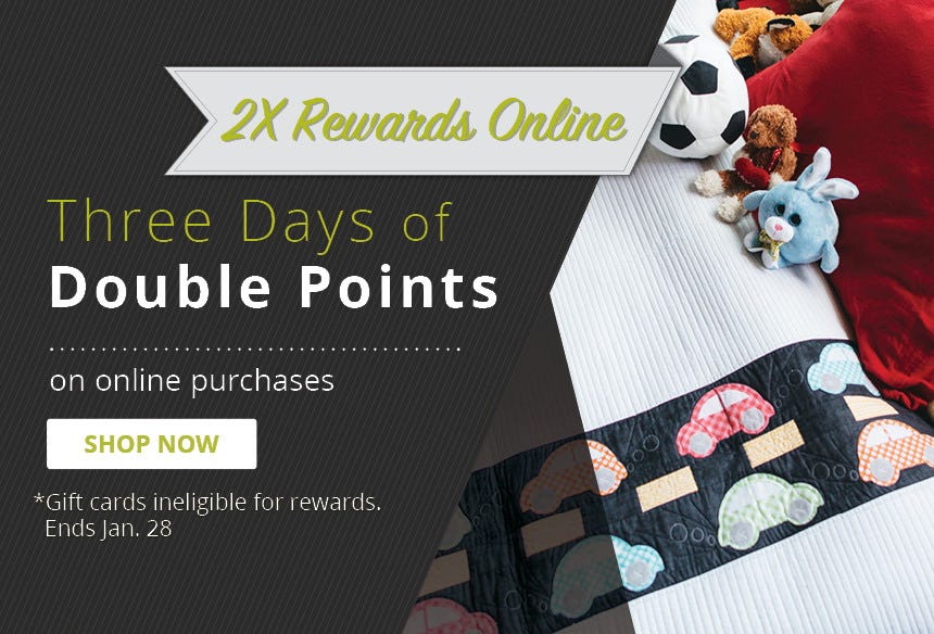 Earn Double Rewards on Online Purchases