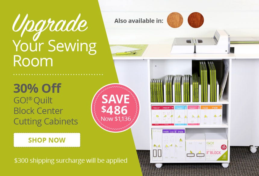 Save Up to $487 on GO! Cutting Cabinets