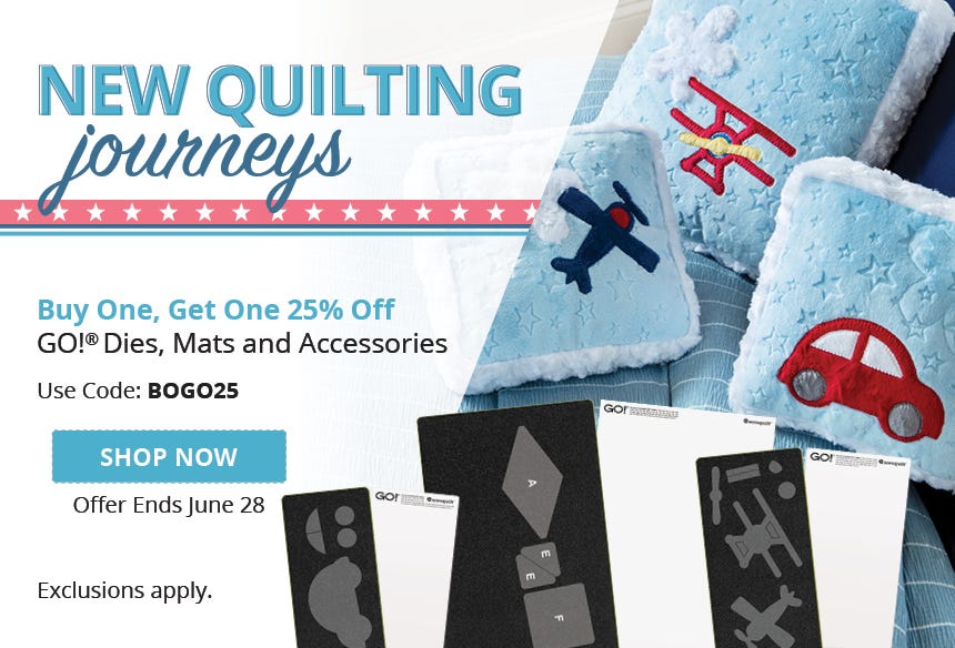 AccuQuilt GO! Dies, Mats and Accessories on Sale AccuQuilt & Quilting