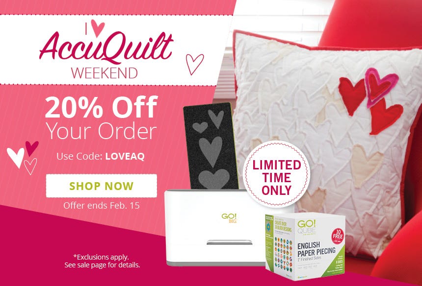 Special Promo Offers - AccuQuilt