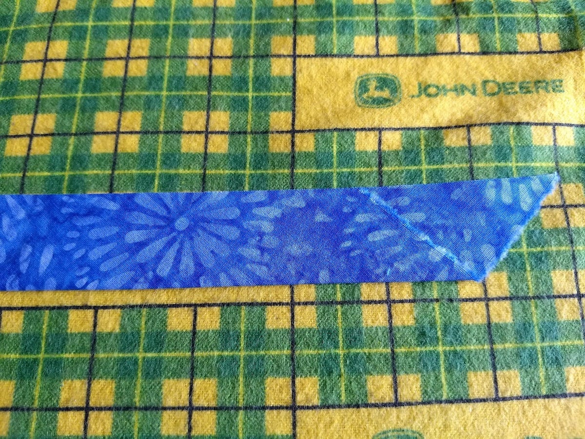 bias binding with less bulk