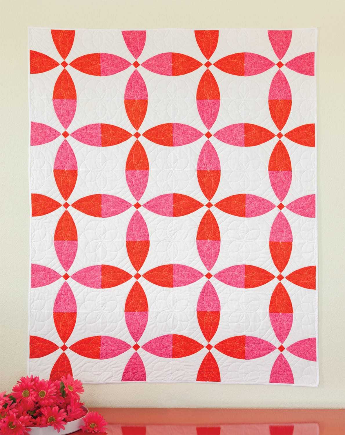 flowering snowball quilt block pattern