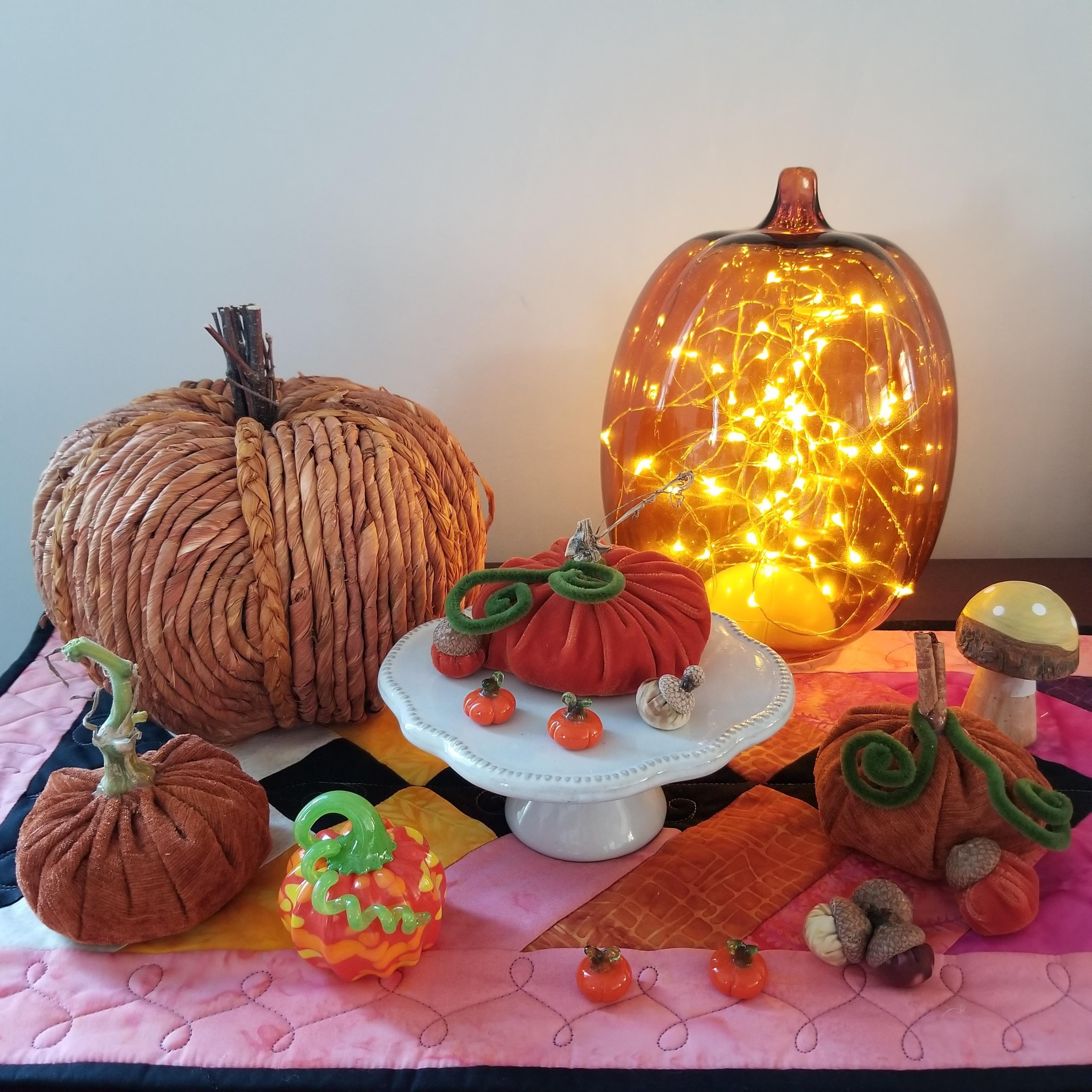 Easy Fall Decor Handmade Pumpkin & Acorn Home Accents