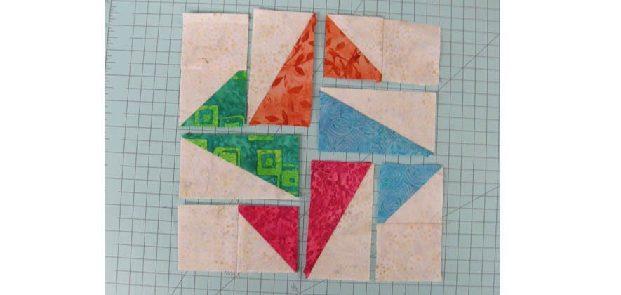 Scrappy Batik Baby Quilt