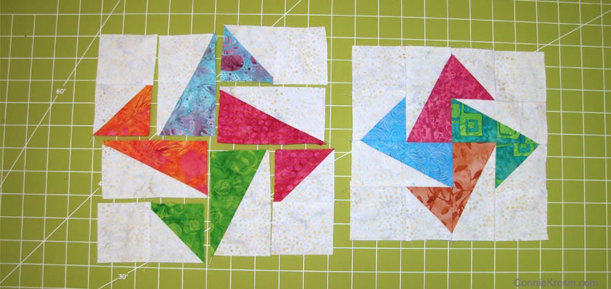 Scrappy Batik Baby Quilt
