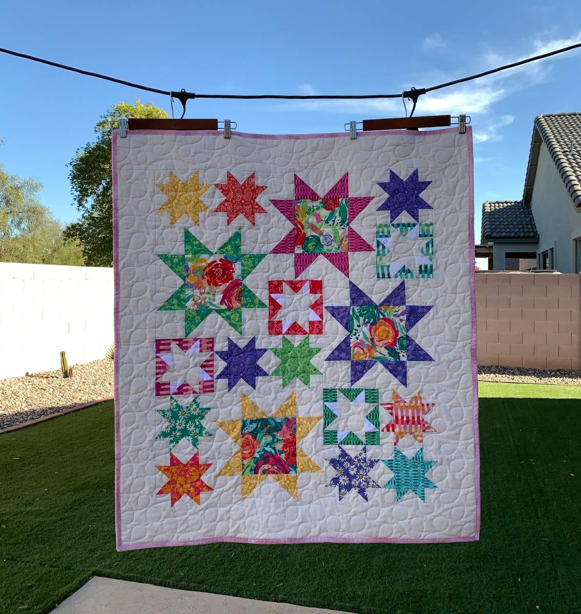 Heavenly Stars Quilt Tutorial