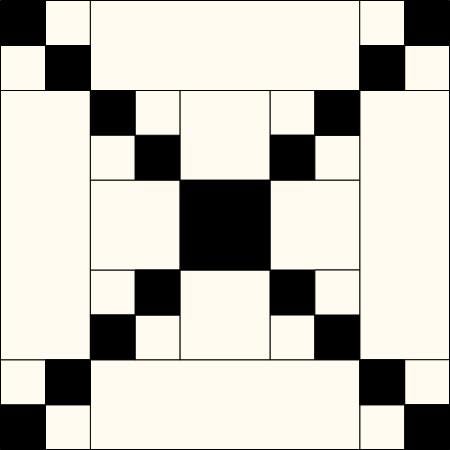 Bluegrass block layout with lines
