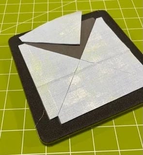 Cut Quarter Square Triangle Shapes on the GO! Die