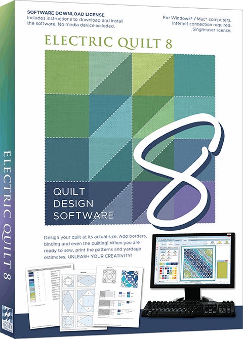 Electric Quilt 8 (EQ8) Quilt Design Software