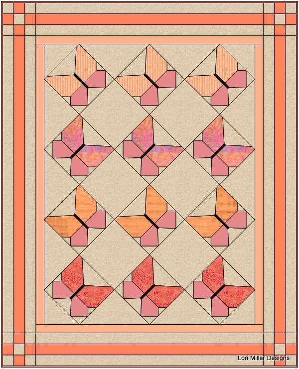 How To Create the Flutter By Butterfly Throw Quilt