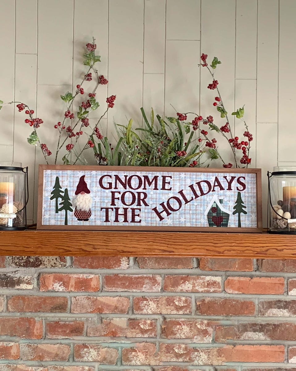 GO! Gnome for the Holidays Wall Hanging Free Pattern