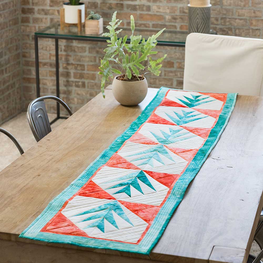 GO! Miami Palms Table Runner Free Pattern