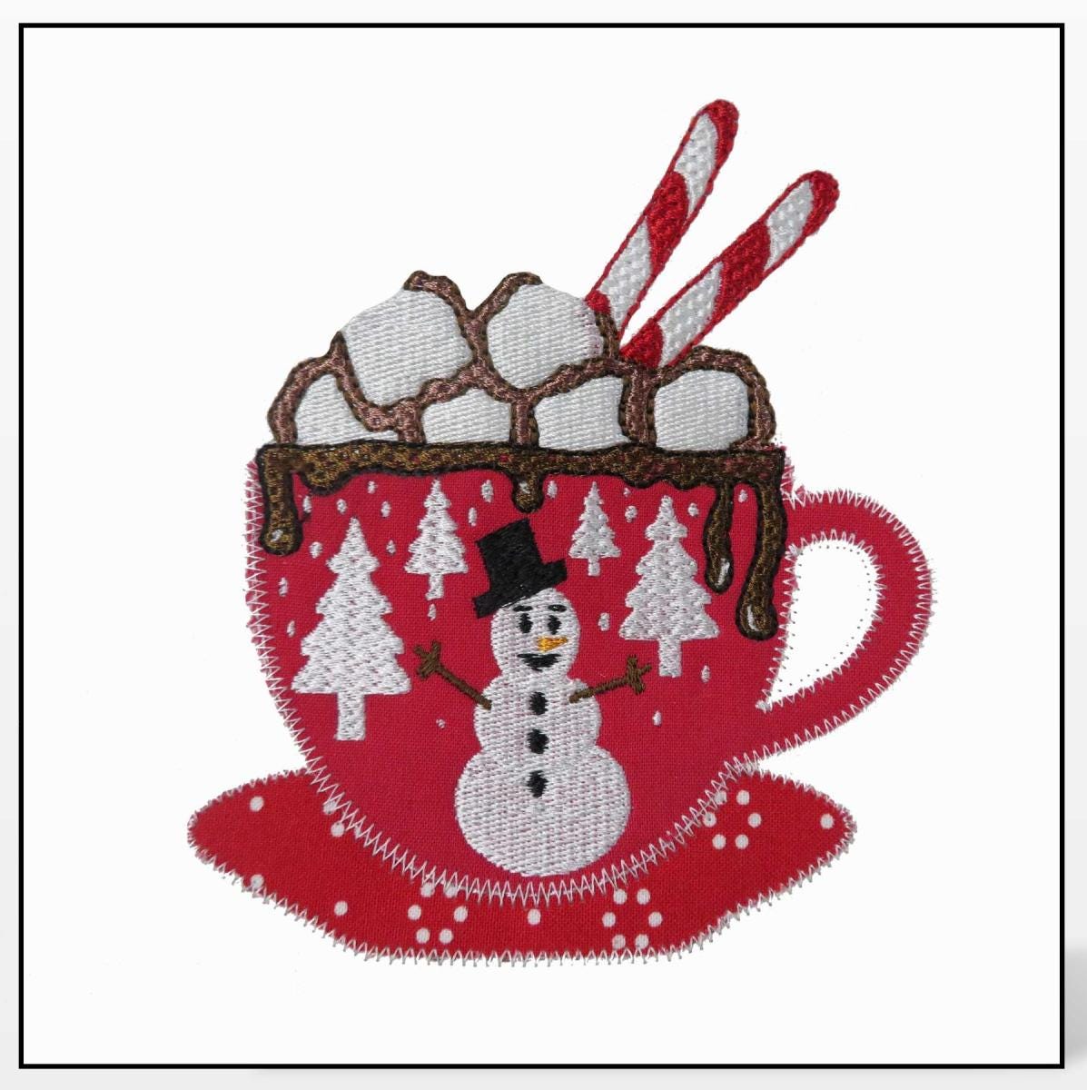 GO! Peppermint and Hot Cocoa Embroidery Specialty Designs