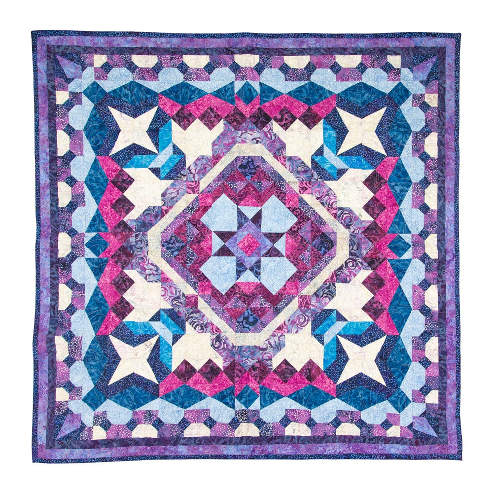 GO! Sapphires and Diamonds Wall Hanging Free Pattern